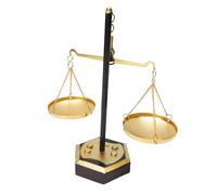 Aramox Balance de Poids Antique en Fer, Style Vintage, Balance Décorative de 22,5 Cm, Fabriquée à la Main, Ornement pour Entrée, Salon, Bureau, Bibliothèque, Décoration