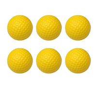 Aramox Balles d'entraînement de Golf, Balles de Golf Monocouches Souples en Matériau PU avec Une Conception Aérodynamique élevée pour la Pratique en Intérieur (12PCS)