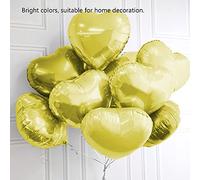 Aramox Ballo d'hélium, Couleurs Vives, Adaptées à la Décoration Domestique, 10pcs 10 'cardims en Aluminium Ballons en Aluminium, Ballon Ajouter une Atmosphère Romantique aux Fêtes, Anniversaires