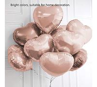 Aramox Ballo d'hélium, Couleurs Vives, Adaptées à la Décoration Domestique, 10pcs 10 'cardims en Aluminium Ballons en Aluminium, Ballon Ajouter une Atmosphère Romantique aux Fêtes, Anniversaires