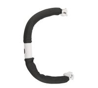 Aramox Barre De Protection Poussette Universelle Poignée Réglable pour Poussette de Bébé, Barre de Pare-chocs d'accoudoir en Cuir PU, Conception Pliable, Noir