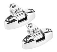 Aramox Barre Télescopique Pour Bimini 1 Paire de Charnières de Pont, en Acier Inoxydable Bimini Top Mount Pivotant Deck Charnière Bateau Marine Yacht Hardware Accessoires