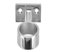 Aramox Base de Main Courante de Bateau Base de Main Courante en Acier Inoxydable 316 Support Poli à 60 Degrés avec Trou Fixe de 5,5 Mm pour Mains Courantes Latérales ou Arrière du Tableau de Bord