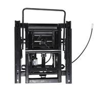 Aramox Base de Suspension de Siège, Curseur Robuste, Amortisseur de Réglage de 130mm pour Tracteur de Camion RV