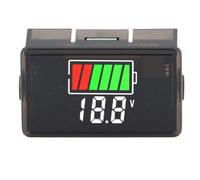 Aramox Batterie Numérique, Compteur de Tension de Batterie à Rétroéclairage PC LED, Affichage de Puissance 8-100 V avec Fonction de Mémoire de polarité Inversée pour Voiture Bateau RV