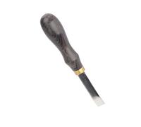 Aramox Biseauteur de Bord en Cuir 10 Mm, Lame en Acier de qualité Supérieure avec Manche en Bois pour Couper, Amincir et Biseauter les Bords du Cuir, Outil de Bricolage du (Bois de santal 4)