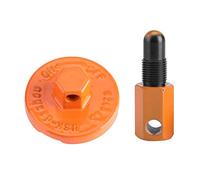 Aramox Bloc Piston Tronçonneuse Outil de Démontage d'embrayage, Outil de Démontage Universel de Volant d'embrayage de Tronçonneuse D'arrêt de Piston, Outils D'expansion d'embrayage