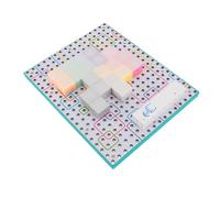 Aramox Blocs de Construction Lumineux, Ensemble de Briques, Connexion Magnétique, Affichage de Lumière Vibrante, Merveilleux Blocs, Ventilateurs, Câble USB Inclus, à Partir de 3 Ans (Style 1)