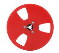Aramox Bobine de Ruban ABS Vide, 5 Pouces, 12,7 Cm, avec Moyeu NAB à 3 Trous, pour Bobine de 1 à 4 Pouces, Réparation d'enregistreur, Enregistrement Domestique pour Studer (rouge)