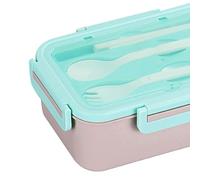 Aramox Boîte à Déjeuner, Boîte à en PP de qualité Alimentaire avec Grille de Grande capacité, Récipient à Repas Portable de 10,6 Oz, Passe au Lave-vaisselle pour les étudiants à Domicile, au Bureau