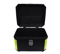 Aramox Boîte à Queue de Moto 47L Boîte Supérieure avec Verrouillage de sécurité, Bande Réfléchie, Conception Robuste, Ample Espace de Stockage pour Le Casque, Les Imperméables, Les et Les Outils