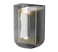 Aramox Boîte de Carvins de Toilette, Distributeur de Animaux de Compagnie Murale, Conception de Luxe Légère pour Salle de Bain et Cuisine avec Fonction de Retrait Facile