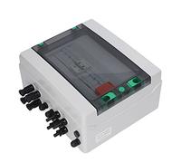 Aramox Boîte de Combinaison PV, Protection contre les Surtensions de Chaîne Solaire Photovoltaïque IP65 étanche, Système de Panneau de Grille de Dispositif, Disjoncteur 32A, Matériau en