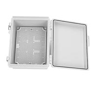 Aramox Boîte de Jonction, Boîtier électrique ABS 220 X 170 X 110 Mm, Boîte de Projet Résistante aux Intempéries IP67 avec Matériel en Acier Inoxydable, pour Installateurs de Câblage Intérieur et