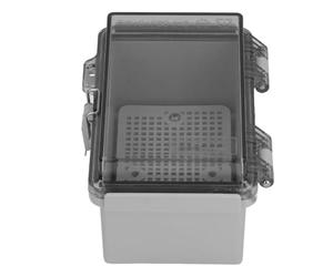 Aramox Boîte de Jonction, Boîtier électrique en Plastique ABS IP67 avec Couvercle à Charnière Transparent, Plaque de Montage et Presse-étoupes, 3,9 X 5,9 X 3,5 Pouces pour les Projets Domestiques de