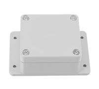 Aramox Boîte de Jonction électrique, Boîtier électrique Résistant aux Intempéries en Plastique ABS 200 X 120 X 75 Mm, Couvercle scellé IP67, Plaque de Montage, Supports Muraux pour Câblage Intérieur