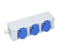 Aramox Boîte de Prise Extérieure étanche, Prise de Courant Murale ABS avec Interrupteur, Couvercle Ignifuge, Bague d'étanchéité, Boîtier de Protection Fixe à Vis pour une Utilisation Extérieure en