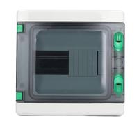 Aramox Boîte de Protection de la Distribution à 8 Voies, Boîte de Disjonction de Circuit avec Couverture Transparente pour Station de Charge, Maison, Atelier, Hôtel, Centre Commercial