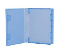 Aramox Boîtier de Rangement pour Disque Dur SSD, 2.5 Pouces, Résistant aux Chocs, à la Poussière, Antistatique, avec Conception Ouverte pour Un Accès Facile, Plusieurs Couleurs (Blue)