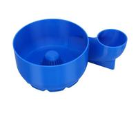 Aramox Bol de Lavage de Fruits, Panier de Lavage de Légumes en Plastique ABS avec Système de Drainage par Rinçage 5,9 X 9,1 Pouces, Nettoyeur de Produits de Cuisine Compact (BLUE)