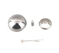 Aramox Bol de Service sur Pied Vintage en Acier Inoxydable avec Matériau 304 de qualité Supérieure pour Salade et Dessert pour Réunions de Famille ou Fêtes (Petite taille 9CM)