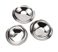 Aramox Bols à Salade en Acier Inoxydable, Ensemble de Bols de Service Faciles à Utiliser pour les Collations aux Fruits et les Glaces, 3 Pièces pour les Tables à Manger