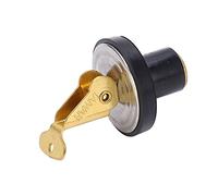 Aramox Bouchon de Vidange à Compression avec Joint en Laiton et en Caoutchouc pour Accessoires de Bateau et Marins - Type à Vis 19 Mm pour Vivier et Puits d'appât (1/2 Pouce (2974B))