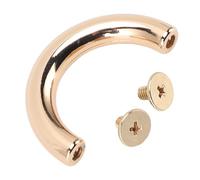 Aramox Boucle de Connecteur D'anneau en D, Construction en Alliage de Zinc et en Fer, Conception Lisse pour la Fabrication de Sacs et l'artisanat du Cuir (#1)