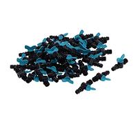 Aramox Boule de Commutation de Vanne d'irrigation, Vanne en Plastique à Filetage Mâle de 1/2 Pouce avec Raccord barbelé pour Tuyau de 20 Mm, Contrôle du Débit d'eau Réglable pour Les Parterres de