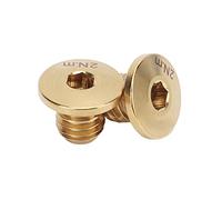 Aramox Boulon de Couvercle de Cylindre d'huile en Alliage en Titane, Conçu pour la compatibilité, Conception Légère pour des Performances Améliorées, Durables et Précision (Gold)