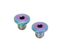 Aramox Boulon de Couvercle de Cylindre d'huile en Alliage en Titane, Conçu pour la compatibilité, Conception Légère pour des Performances Améliorées, Durables et Précision (Brillant; 3x2,6 mm)