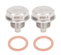 Aramox Boulon de Vidange D'huile Magnétique, M18x1,5 Mm Bouchon de Vidange D'huile Magnétique pour Moteur DP007 Force Magnétique Forte Taille Compacte Universelle pour Véhicule