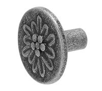 Aramox Bouton d'Armoire Monotrou, Bouton de Poignée en Cuivre 22 X 22 X 15 Mm pour Tiroir, Armoire, Placard et Porte Latérale, Installation Facile avec Vis de Montage, Style Européen pour Meubles de