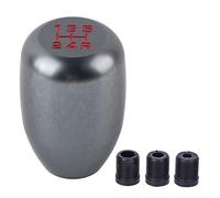 Aramox Bouton de Changement de Vitesse à 5 Vitesses, Bâton de Levier de Levier de en Métal avec 3 Adaptateurs pour les Véhicules Manuels, Installation Facile et Ajustement Universel (Ti Couleur)