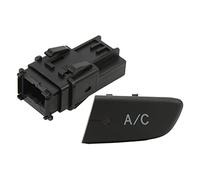 Aramox Bouton de Commutation de Climatisation pour C1 2005-2014, Bouton Poussoir de Climatisation AC avec Capuchon de Remplacement 6554KX