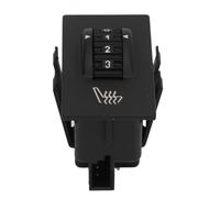 Aramox Bouton de Réglage de la Température du Siège, Interrupteur de Chauffage du Siège, Compatible avec 508, 3008 et Citroën C5, Bouton-Poussoir Noir, Manuel