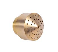 Aramox Bulle de Fontaine Pond Garden en Laiton 1/4 1/2 3/4 3/2 Pouces Porous Scattering Spray Head with Fireworks Effet pour Home Courtyard Hotel Fountain Decoration (1/4")