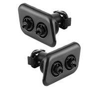 Aramox Buse de pulvérisateur de Lave-Phare de Phare, Paire de buse de Lave-Phare 61678360661 61678360662 adapté pour E39 525i 528i 530i 540i M5 1999-2003