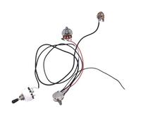 Aramox Câblage pour Guitare électrique avec Sélecteur 3 Positions, Circuit précâblé avec Contrôle de Volume et de tonalité, pour Guitare équipée de 2 Micros humbuckers.