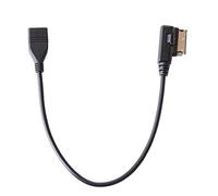 Aramox Câble Adaptateur d'interface Musicale USB AMI MMI AUX, Adaptateur Audio 27 Cm, Charge Plug and Play, Prend en Charge Les Lecteurs USB, Téléphones MP3 pour MMI de 3e Génération