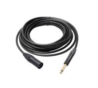 Aramox Câble Audio TRS équilibré vers XLR Mâle 16,4ft, Boîtier en Alliage