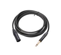 Aramox Câble Audio TRS équilibré vers XLR Mâle 16,4ft, Boîtier en Alliage