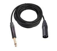 Aramox Câble Audio TRS équilibré vers XLR Mâle 16,4ft, Boîtier en Alliage