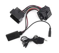 Aramox Câble AUX Bluetooth, Adaptateur Audio Bluetooth 5.0 AUX 12 Broches avec Microphone Câble 59.1in Adapté pour CD30 CDC40 CD70