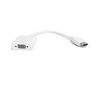 Aramox Câble Convertisseur vers VGA avec, Puce Haute Performance, Résolution 1920 X 1080, pour Ordinateur Portable, PC, Projecteur et (WHITE)