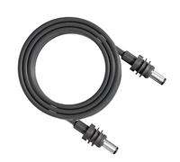 Aramox Câble d'alimentation CC Satellite Rectangulaire, Câble d'alimentation de Remplacement en Cuivre et Caoutchouc 18AWG 15 M 49,2 Pieds IP68 étanche Plug and Play pour Mini Utilisation