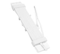 Aramox Câble d'alimentation PC ARGB Guide de Lumière en Silicone Câble d'extension PSU 24 Broches avec 120 LED Effet Météore 9,6 W pour Boîtier PC de Jeu, Configuration de la Carte Mère