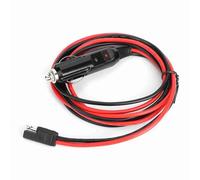 Aramox Câble d'alimentation radio, 12V DC allume-cigare autoradio câble d'alimentation adapté pour GM3188 GM3688 GM1280 Mobile Two