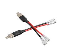 Aramox Câble de câblage de convertisseur, adaptateur de support de câble de connecteur de câble de conversion de connecteur 2pcs H1 LED pour ampoules de phare DHI