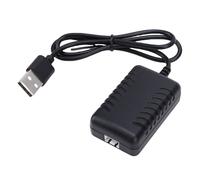 Aramox Câble de Chargeur USB, Chargeur Universel pour Voiture RC 144001, Hélicoptère A959, K989, 2428, Adaptateur de Charge USB